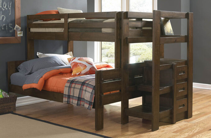 Aarons Bunk Beds with Storage and Complete Mattress for More Comfort