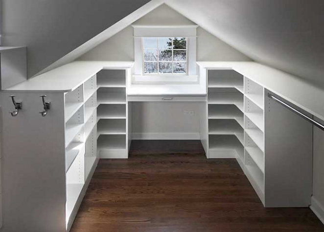 Sloped Ceiling Closet Solutions and 4 Essentials You Need to Know