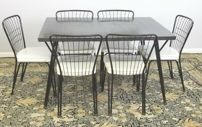 1950s Formica Kitchen Table and Chairs